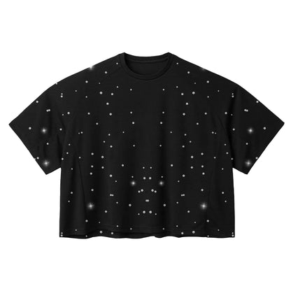 Night Lights Embellished Rhinestone Tee